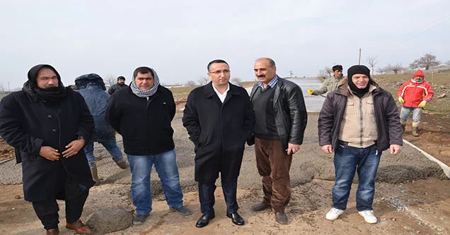 Başkan Yılmaz Çalışmaları Yerinde İnceleyerek Bilgi Aldı