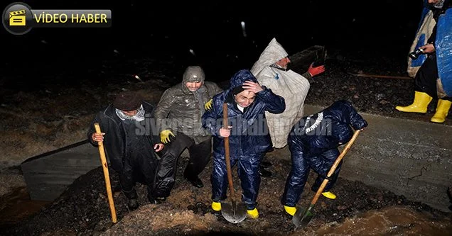 Siverek’te Şiddetli Yağışlar Sele Neden Oldu