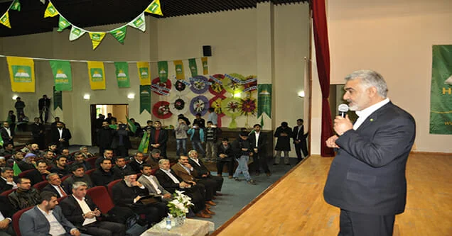 Yapıcıoğlu Hüda-Par kongresi için Siverek’te