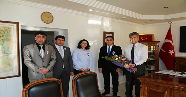 Vergi Dairesinden Kaymakam Erkal’a Ziyaret