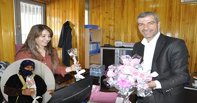 Hizmet-İş’ten Kadınlara Karanfil