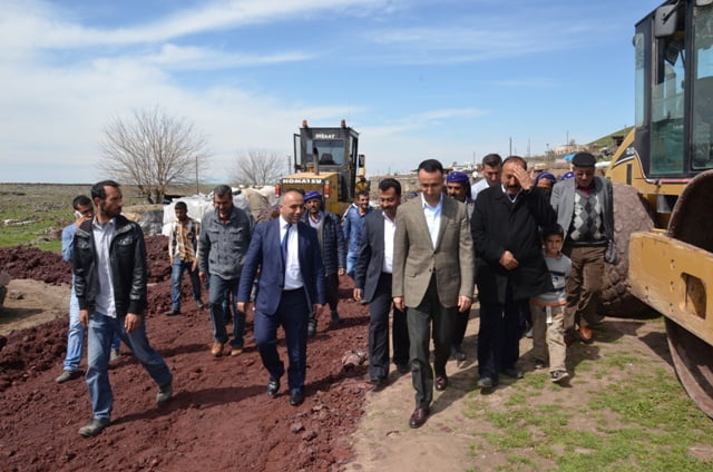 Belediye Başkanı Resul Yılmaz kırsal mahallerdeki çalışmaları yerinde inceledi