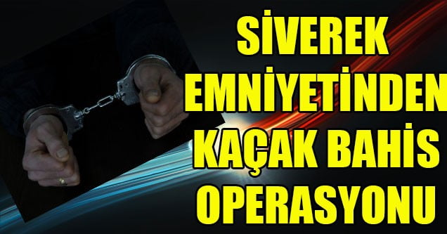 Siverek Emniyetinden Kaçak Bahis Operasyonu