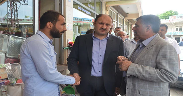 Milletvekili Gülpınar Hilvan Esnafını Ziyaret Etti