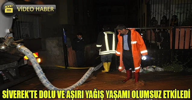 Siverek’te Aşırı Yağış Yaşamı Olumsuz Etkiledi