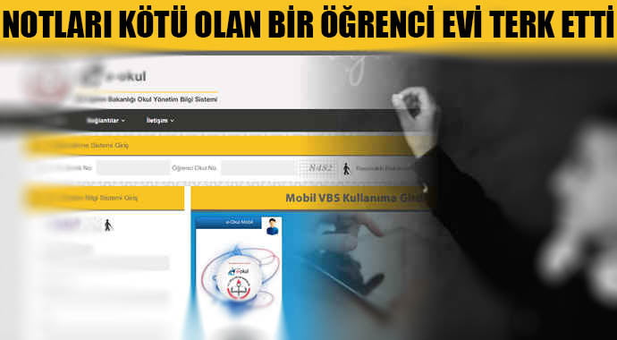 Notları Kötü Öğrenci Evi Terk Etti!