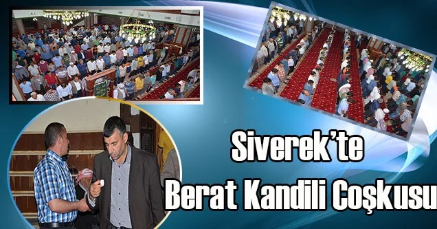 Siverek’te Berat Kandili Coşkusu
