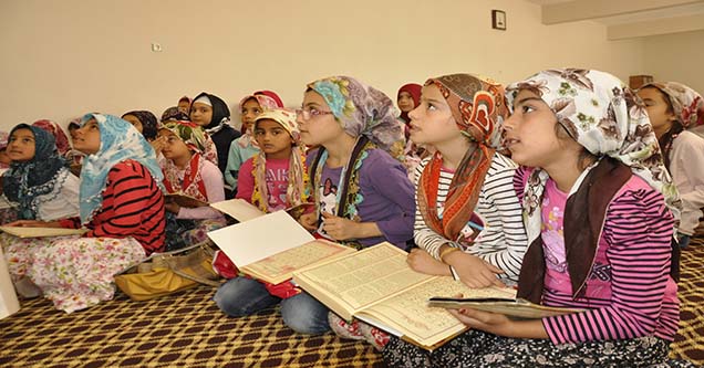 Siverek’te yaz Kur’an kurslarına ilgi