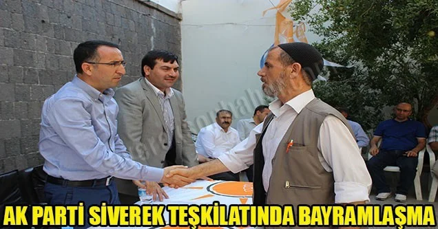 AK Parti Siverek teşkilatında bayramlaşma