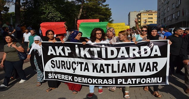 suruc-patlamasi-siverekte-protesto-edildi (2)