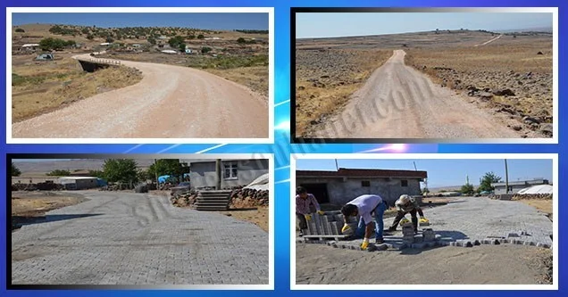 Kırsal mahalle yolları tamamlanıyor