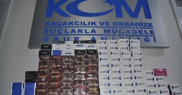 Yolcu otobüsünde kaçak sigara yakalandı