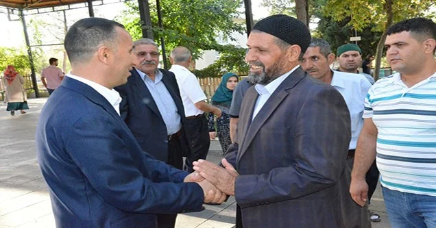 Başkan Yılmaz halkla bayramlaştı