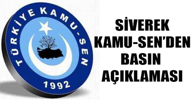 Siverek Kamu-Sen’den Basın Açıklaması