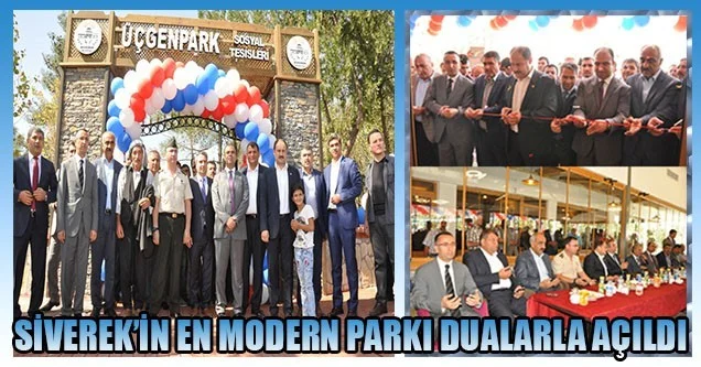 Siverek’in en modern parkı açıldı