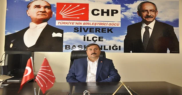 CHP Siverek İlçe Başkanından Basın Açıklaması