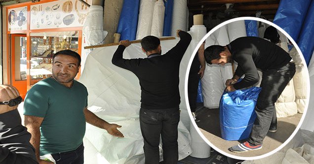 Naylon ve çadır branda satışında artış