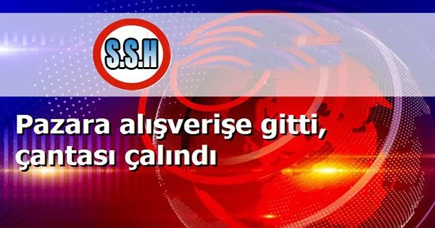 Semt pazarında hırsızlık iddiası