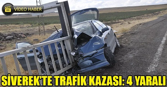 Siverek – Feribot yolunda trafik kazası: 4 yaralı