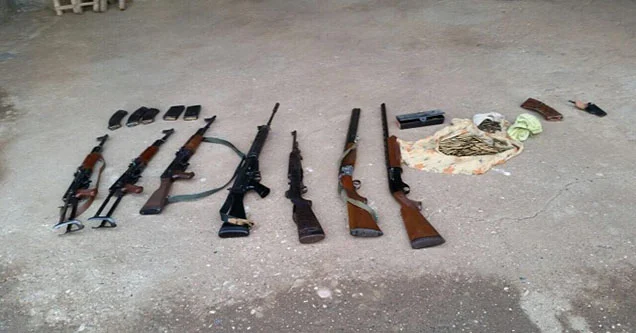 Siverek kırsalında silah kaçakçılarına operasyon