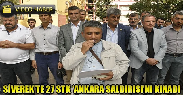 Siverek Sivil İnisiyatif ‘Ankara Saldırısı’nı Kınadı