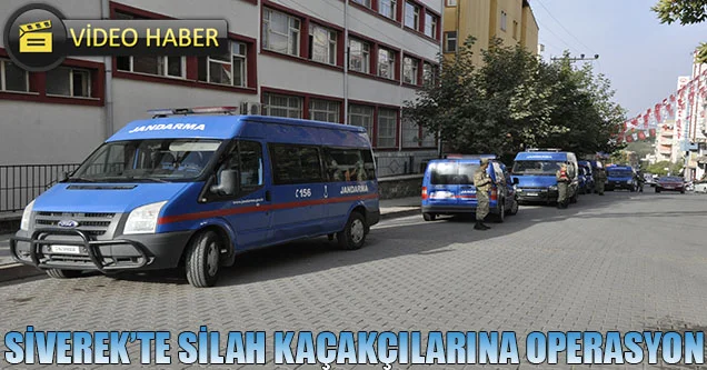 Siverek’te silah kaçakçılarına operasyon