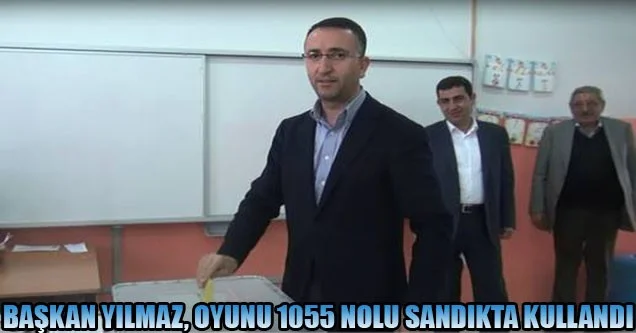 Belediye Başkanı Yılmaz oyunu kullandı