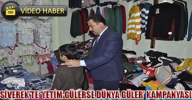 Siverek’te ‘Yetim Gülerse Dünya Güler’ kampanyası