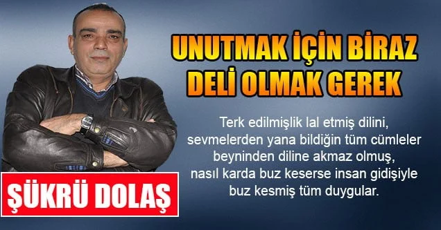 Unutmak İçin Biraz Deli Olmak Gerek