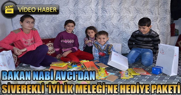 Bakan Avcı’dan Siverekli ‘İyilik Meleği’ne Hediye Paketi