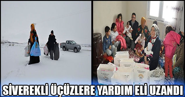 Siverekli Üçüzlere Yardım Eli Uzandı
