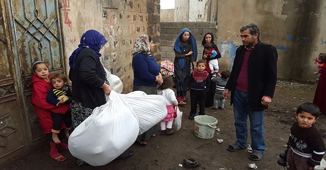 Siverek’te Suriyeli Mültecilere Yardım