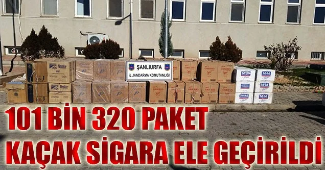 Jandarma’dan Kaçak Sigara Operasyonu
