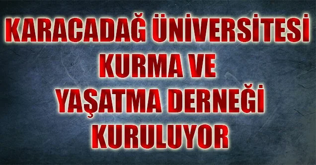 Siverek’te ‘Karacadağ Üniversitesi’ Derneği Kuruluyor