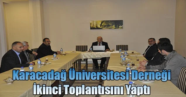 Karacadağ Üniversitesi Derneği İkinci Toplantısını Yaptı