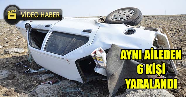 Siverek’te trafik kazası: 6 yaralı