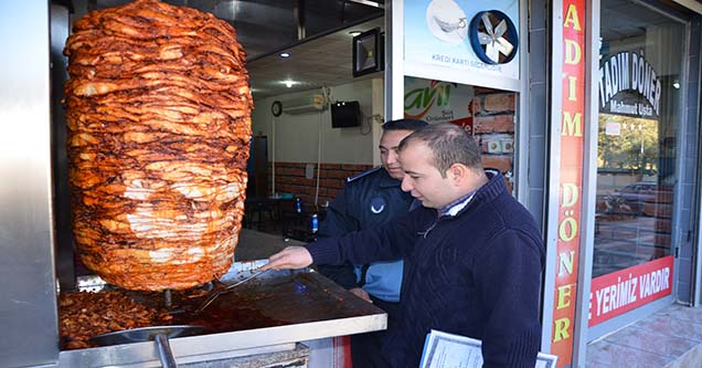 Siverek’te Lokanta ve Dönerciler Denetlendi