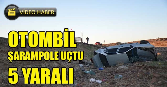 Otomobil üç metrelik şarampole uçtu: 5 yaralı