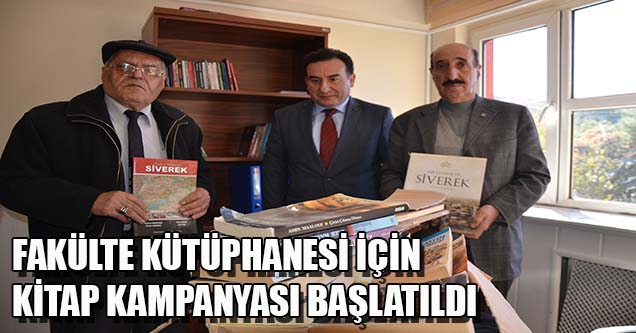 Fakülte kütüphanesi için kampanya başlatıldı