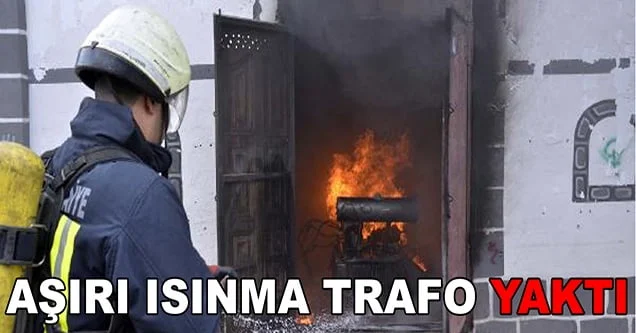 Trafo patlamanın ardından alev aldı!