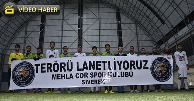 Siverekli gençlerden terör olaylarına tepki