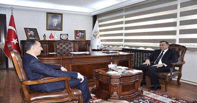 Kaymakam Demirel’den Başkan Yılmaz’a ziyaret