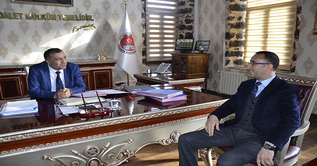 Başkan Yılmaz’dan Kaymakam Demirel’e ziyaret