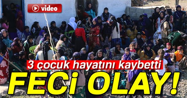 Yangında üç küçük kardeş can verdi