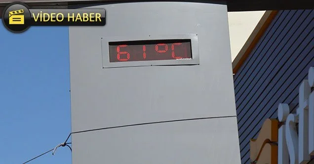 Sıcaklık rekoru Siverek’te kırıldı: 61 derece