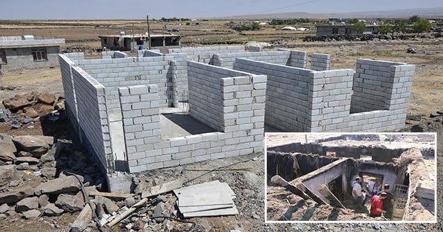 Başkan Yılmaz’dan, Menek ailesine ev yardımı