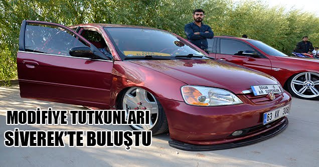 Modifiye Tutkunları Siverek’te Buluştu