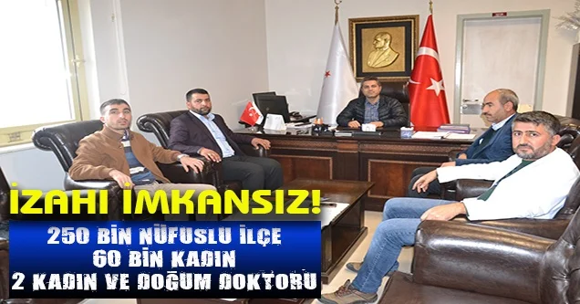 60 bin kadına 2 doğum doktoru!