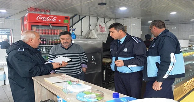 Siverek zabıtasından lokantalarda denetleme