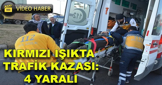 Siverek’te trafik kazası: 4 yaralı